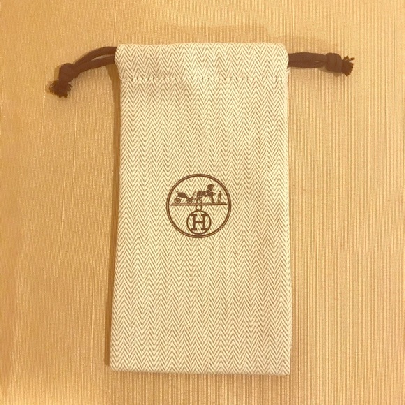Hermes Handbags - Hermès rectangular cotton pouch. NWOT.